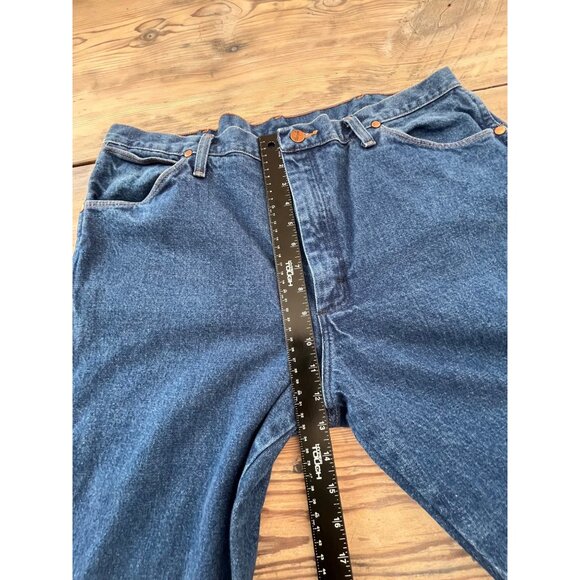 VTG Wrangler Cowboy Cut Jeans Mens 38X30 13MWZPW Western 90s - Picture 5 of 6